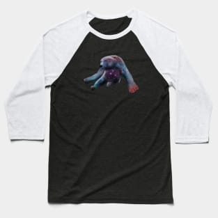 Galaxy Polar Bear Baseball T-Shirt